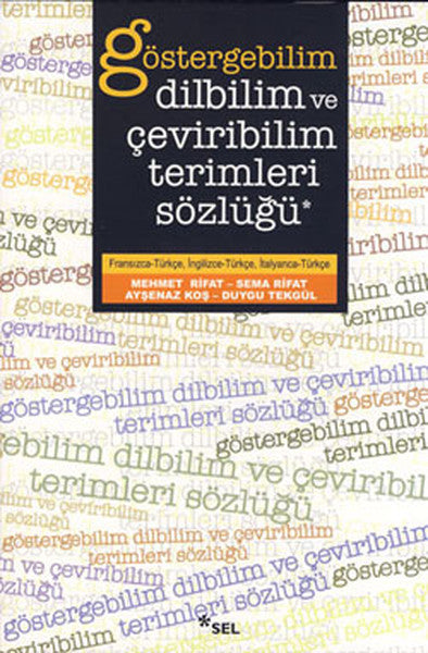 Göstergebilim Dilbilim ve Çevrebilim Terimleri Sözlüğü