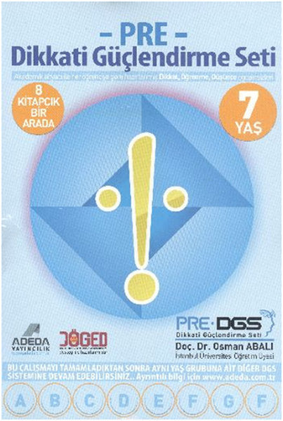 PRE - Dikkati Güçlendirme Seti 7 Yaş