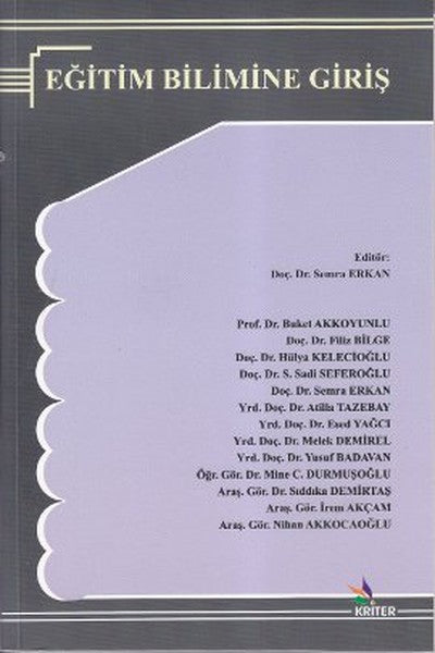 Eğitim Bilimine Giriş