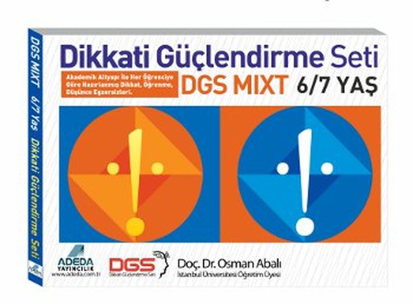 Dikkati Güçlendirme Seti Mixt 6 - 7 Yaş