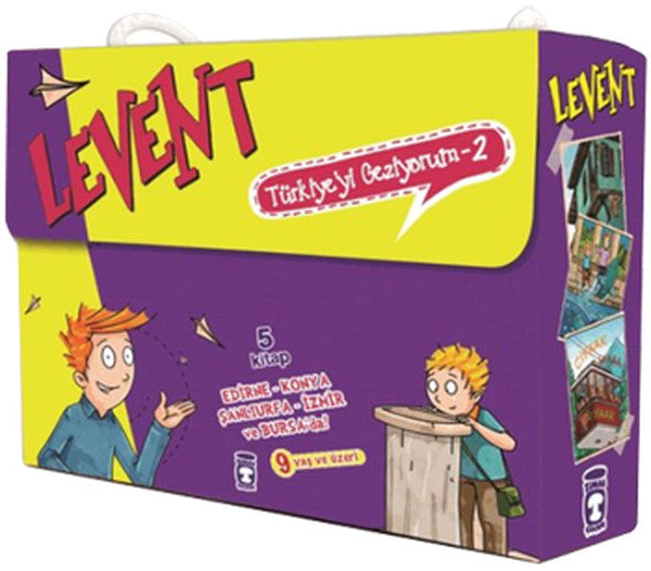 Levent Türkiye'yi Geziyor 2 - 5 Kitap Takım