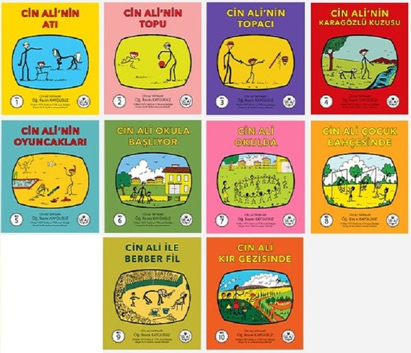Cin Ali Serisi - 10 Kitap Takım