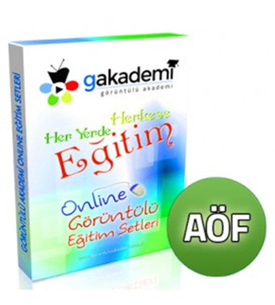 Pratik AÖF İdare Hukuku Online Görüntülü Eğitim Seti