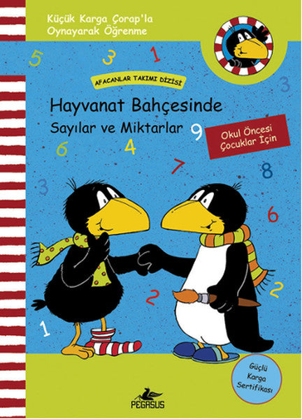 Küçük Karga Çorap'la Hayvanat Bahçesinde Sayılar ve Miktarlar