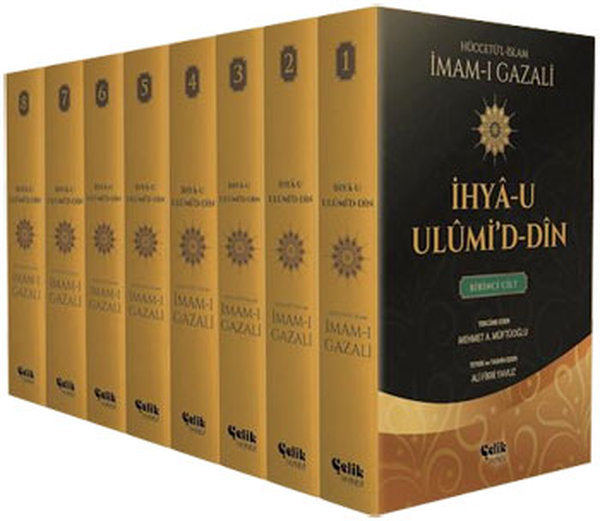 İhya-u Ulumi'd-Din - 8 Cilt Takım (Ciltli, Küçük Boy)