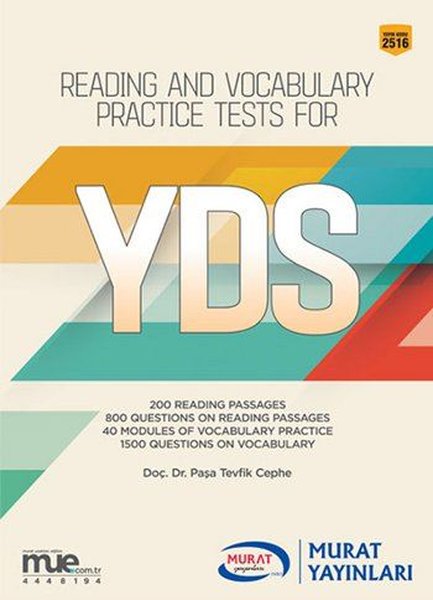 Reading and Vocabulary Practice Tests for YDS 2516