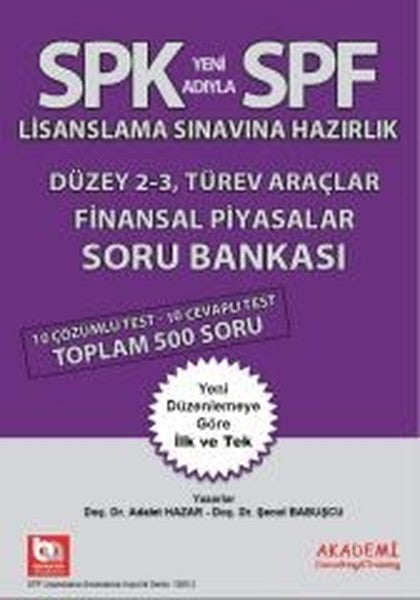 SPK Finansal Piyasalar Soru Bankası