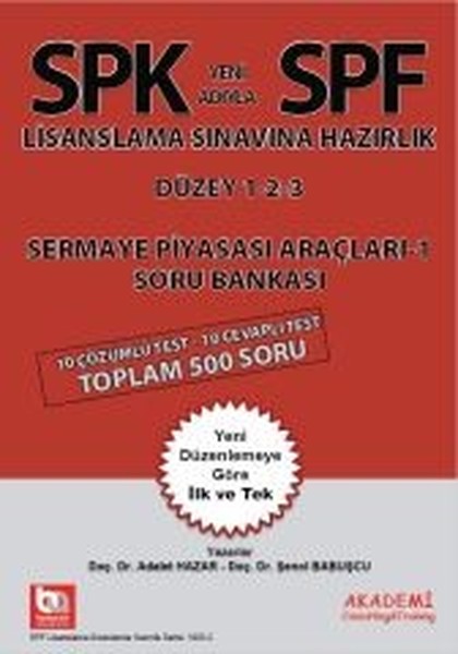 SPK Sermaye Piyasası Araçları 1 Soru Bankası