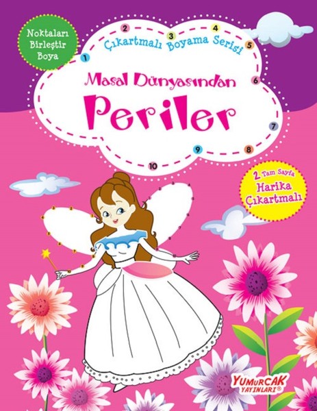 Periler-Çıkartmalı Boyama Serisi