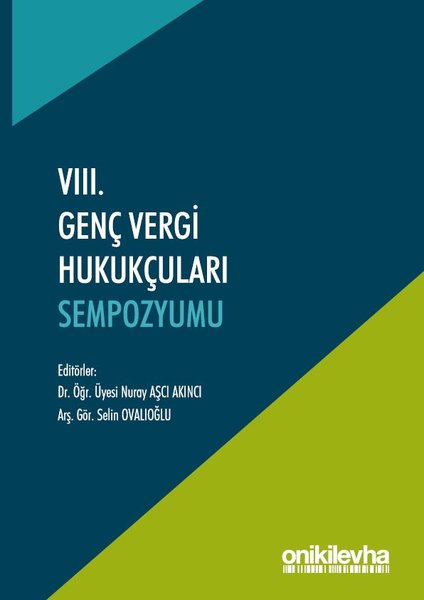 8.Genç Vergi Hukukçuları Sempozyumu-Bildiri Kitabı