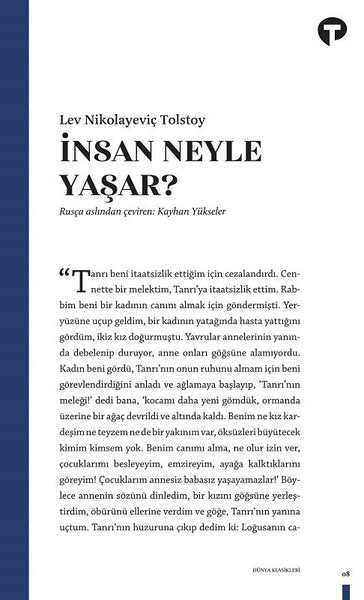 İnsan Ne ile Yaşar?