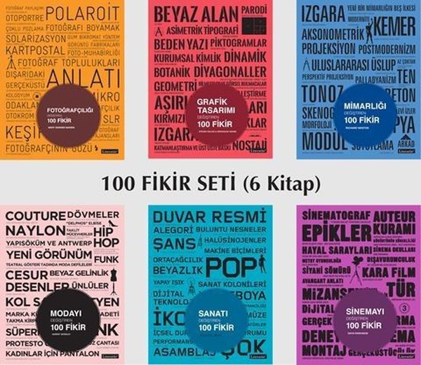 100 Fikir Seti-6 Kitap Takım