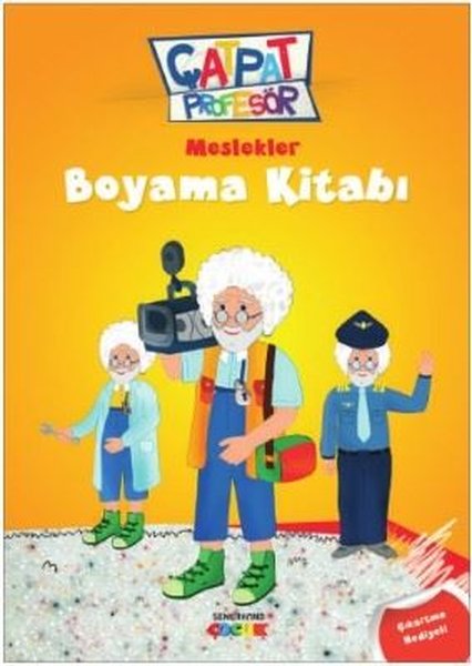 Çatpat Profesör Meslekler-Boyama Kitabı