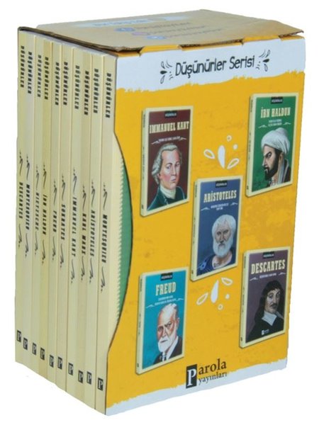 Düşünürler Seti-10 Kitap Takım Kutulu