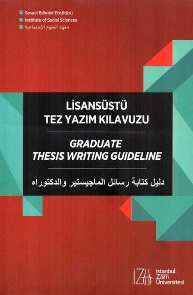 Lisansüstü Tez Yazım Kılavuzu