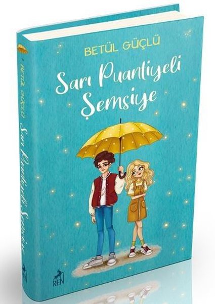 Sarı Puantiyeli Şemsiye