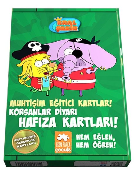 Kral Şakir-Korsanlar Diyarı Hafıza Kartları!-Muhtişim Eğitici Kartlar!
