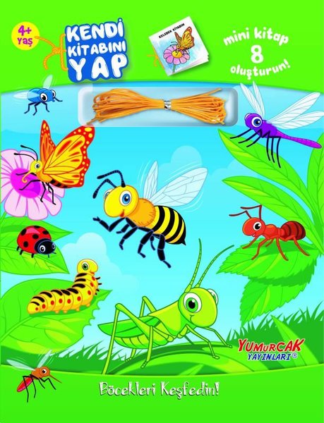 Kendi Kitabını Yap - Böcekleri Keşfedin! 4+ Yaş