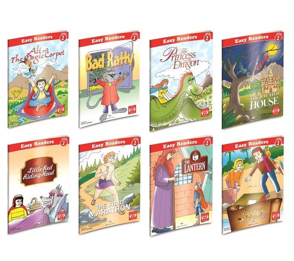İngilizce Hikaye Seti - Level 1 - 8 Kitap Takım