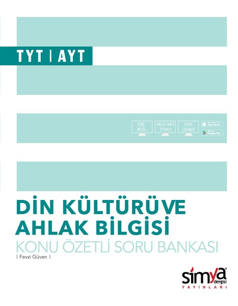 12. Sınıf Din Kültürü ve Ahlak Bilgisi TYT - AYT Konu Özetli Soru Bankası