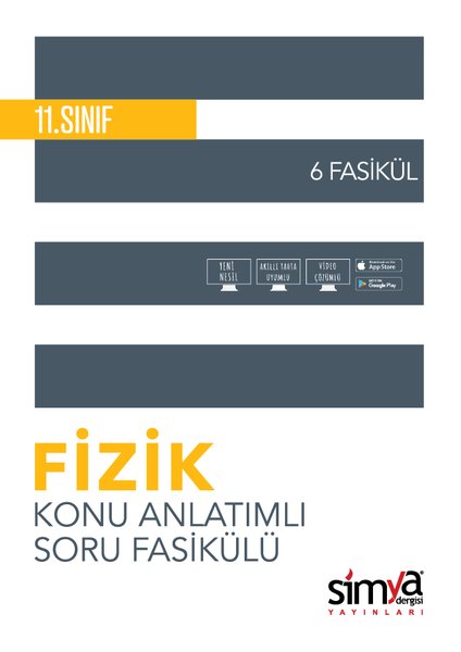 11. Sınıf Fizik Konu Özetli Soru Fasikülü - 6 Adet