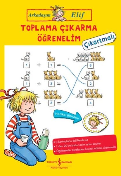 Arkadaşım Elif - Toplama Çıkarma Öğrenelim - Çıkartmalı