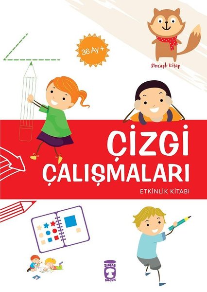Çizgi Çalışmaları Etkinlik Kitabı  36+Ay