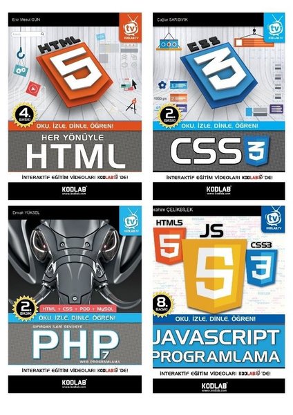 Web Programlama Seti 2 - 4 Kitap Takım