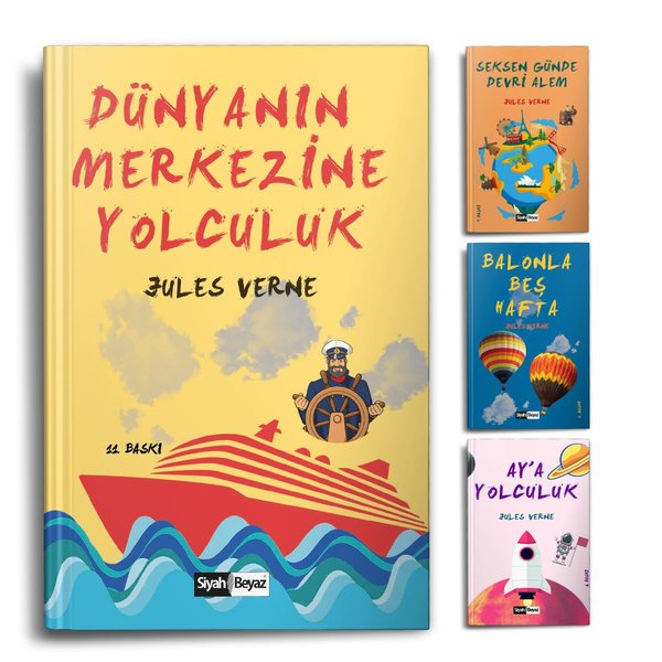 Jules Verne Seti - 4 Kitap Takım