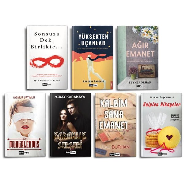 Aşk Romanları Seti - 7 Kitap Takım