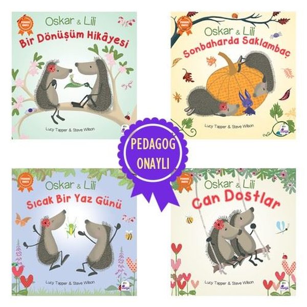 Pedagog Onaylı Hikayeler Set 3 - 4 Kitap Takım