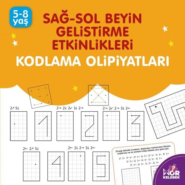 Kodlama Olimpiyatları 5 - 8 Yaş Mor Kelebek: Sağ - Sol Beyin Geliştirme Etkinlikleri