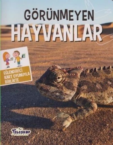 Görünmeyen Hayvanlar Eğlendirici Kart Oyunu ile Birlikte