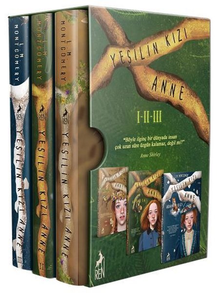 Yeşilin Kızı Anne Kutulu Seti - 3 Kitap Takım
