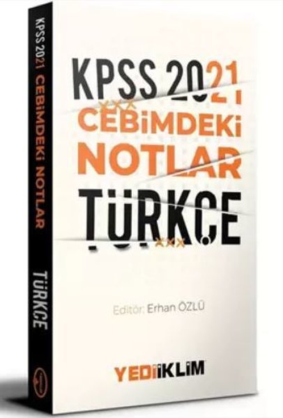2021 KPSS Cebimdeki Notlar Türkçe 