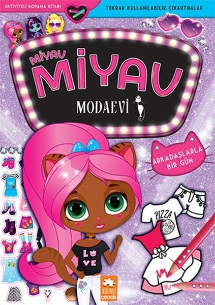 Miyav Miyav Modaevi - Arkadaşlarla Bir Gün - Aktiviteli Boyama Kitabı