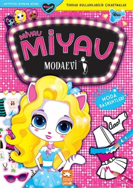 Miyav Miyav Modaevi - Moda Başkentleri - Aktiviteli Boyama Kitabı