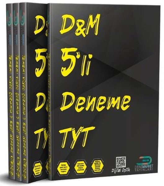5'li TYT Deneme - Her Soru Altı Video Çözümlü