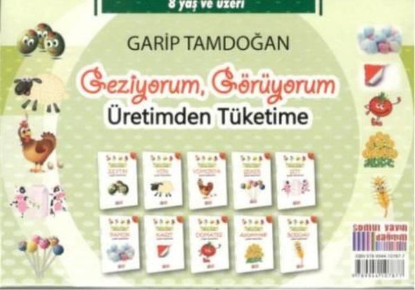 Geziyorum Görüyorum Üretimden Tüketime Seti - 10 Kitap Takım