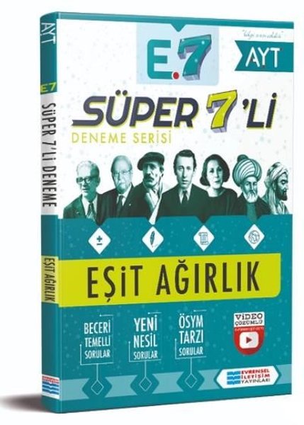 AYT Eşit Ağırlık Video Çözümlü 7li Deneme Sınavı
