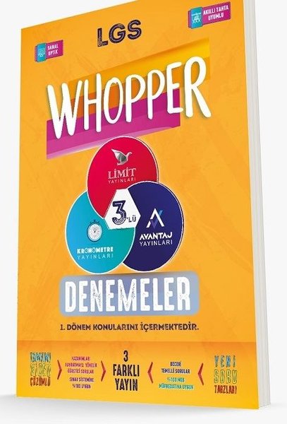 Limit 8. Sınıf Whoopper 3'lü Deneme Seti
