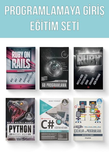 Programlamaya Giriş Eğitim Seti - 6 Kitap Takım