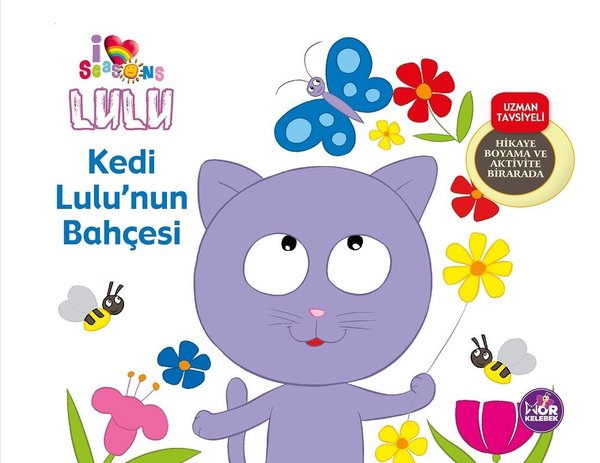 Kedi Lulu'nun Bahçesi - Hikaye Boyama ve Aktivite Bir Arada