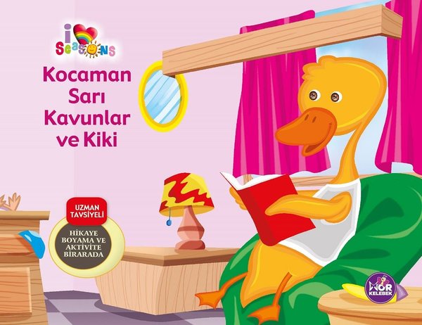 Kocaman Sarı Kavunlar ve Kiki - Hikaye Boyama ve Aktivite Bir Arada