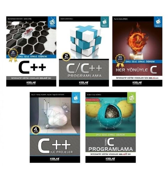 C-C Programlama Seti 2-5 Kitap Takım