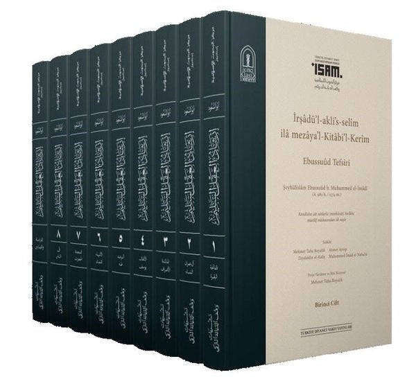 İrşadül Aklis Selim İla Mezayal Kitabil-Kerim Ebussuud Tefsiri Seti - 9 Kitap Takım