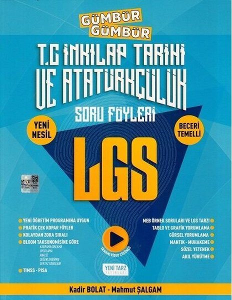 2022 8.Sınıf LGS T. C. İnkılap Tarihi ve Atatürkçülük Gümbür Gümbür Soru Föyleri