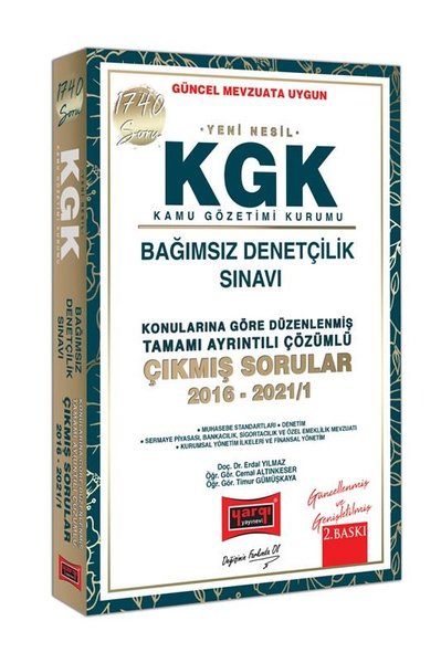 2022 Yeni Nesil KGK Bağımsız Denetçilik Sınavı Konularına Göre Düzenlenmiş Tamamı Ayrıntılı Çözümlü
