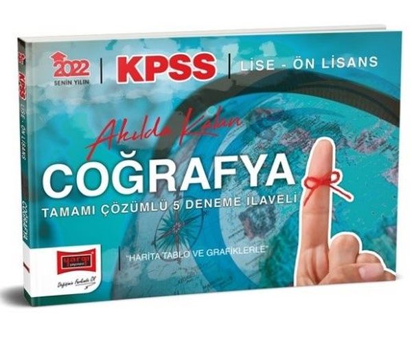 2022 KPSS Lise Ön Lisans Akılda Kalan Coğrafya Tamamı Çözümlü İlaveli 5 Deneme