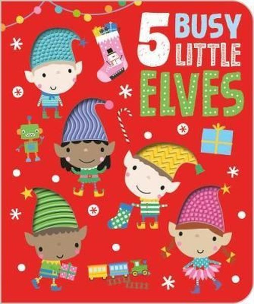 5 Busy Little Elves (board book)